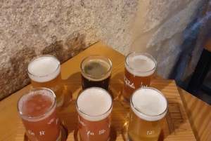 Porto: Craft Beer Tasting Tour paikallisten välipalojen kanssa