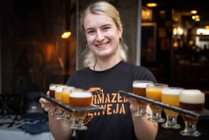 Porto: Craft Beer Tasting Tour paikallisten välipalojen kanssa