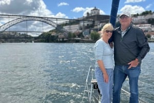 Porto : charmante croisière en voilier avec vin de Porto, option coucher de soleil
