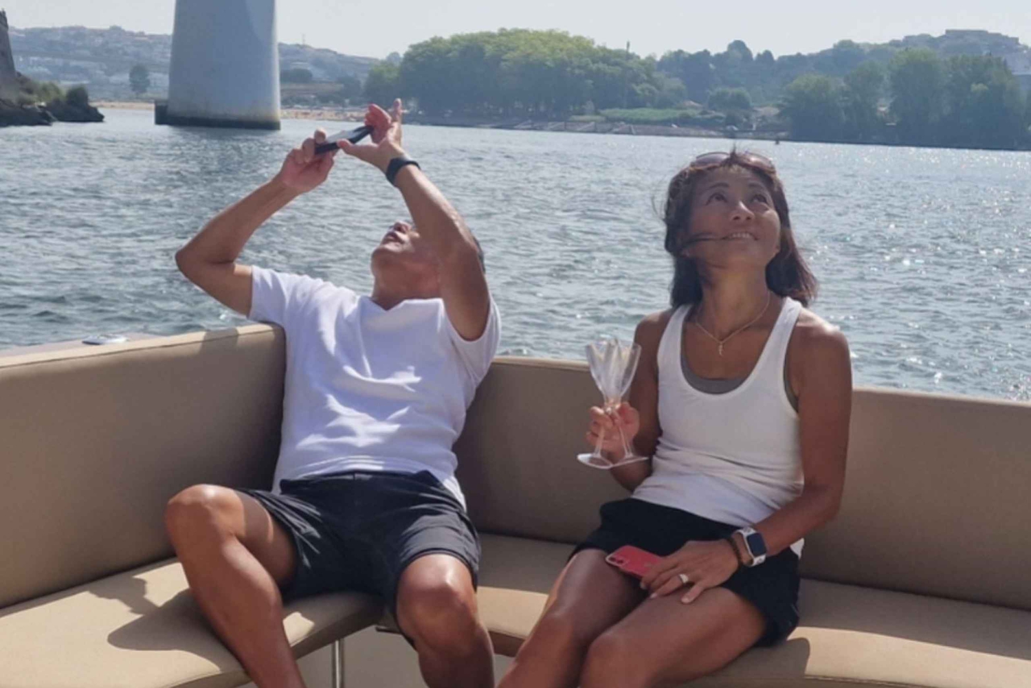 Porto: Douro River Cruise / velkomstdrink / med mulighed for solnedgang