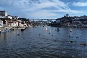 Porto: Wycieczka kajakiem lub deską wiosłową po rzece Douro