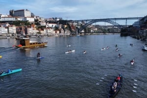 Porto: Wycieczka kajakiem lub deską wiosłową po rzece Douro