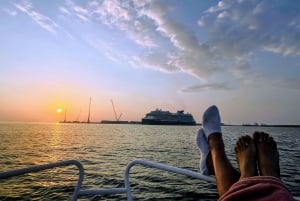 Porto : croisière privée 6 ponts et dégustation de vin de Porto/coucher de soleil