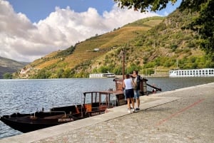 Porto: Tour de vinhos no Vale do Douro, passeio de barco em grupo privado, degustação de vinhos, comida
