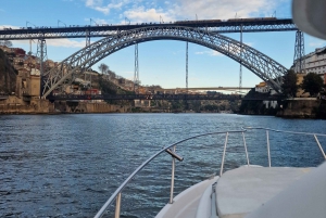 Porto: Passeio de barco com guia e degustação de 4 vinhos do Porto