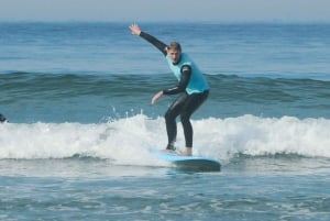 Oporto: Clase de surf con transporte en Ocean Origin
