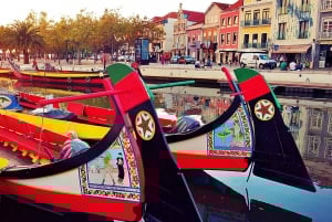 AVEIRO E COSTA NOVA: Private Ganztagestour mit Bootstour ab Porto