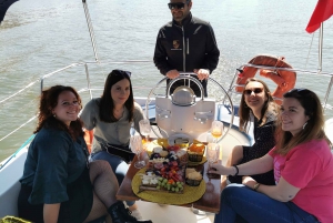 Porto: Passeio Privado de Veleiro com Prova de Vinhos e Charcutaria