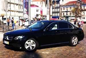 Fra Porto: Privat transfer til Lissabon med op til 4 bystop