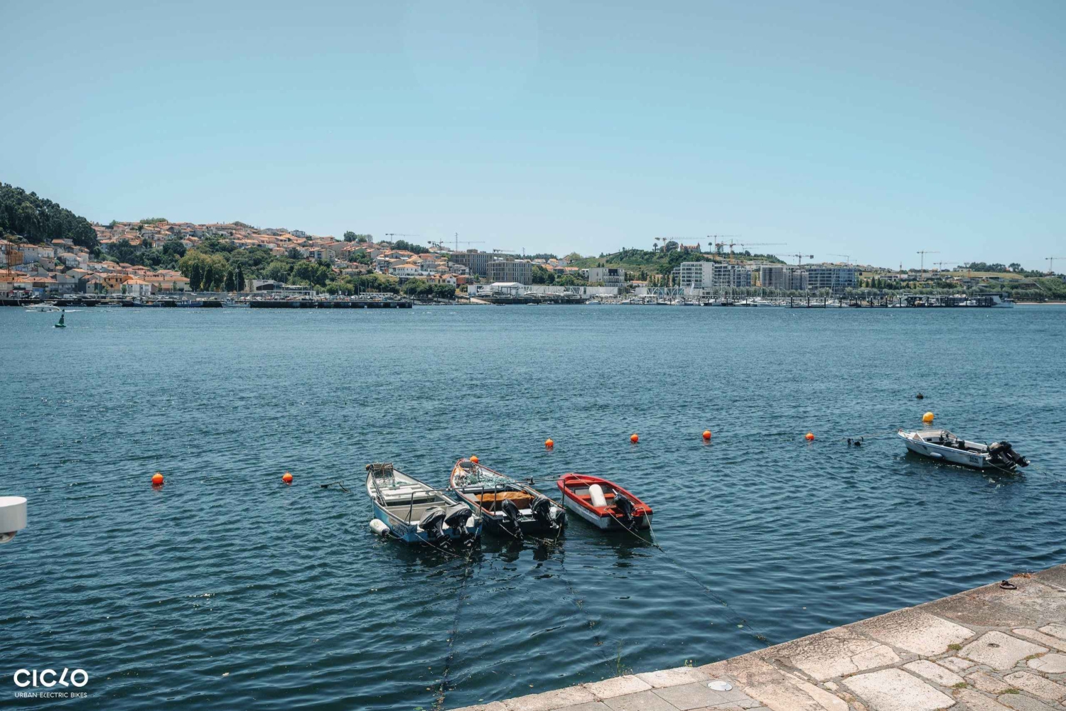 Porto Riverbank Tour på en elcykel: Atlantkusten, trädgårdar