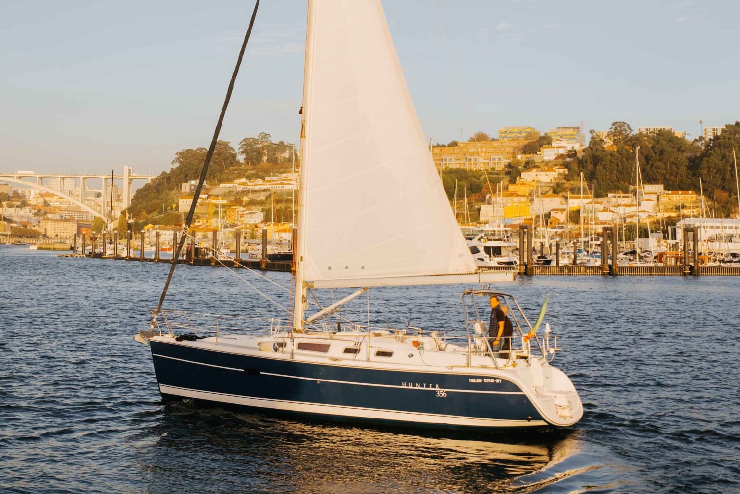 Porto: Solnedgångskryssning med välkomstdrink i segelbåt
