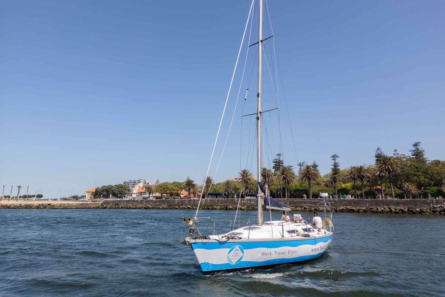 Porto: Solnedgångskryssning med välkomstdrink i segelbåt