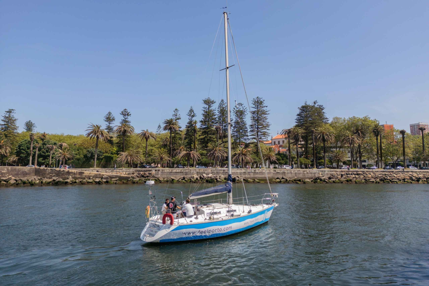 Porto: Solnedgångskryssning med välkomstdrink i segelbåt