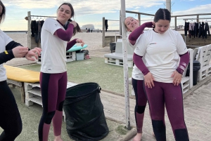 Oporto: Clase de surf con servicio de recogida y regreso