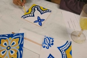 Porto: Laboratorio di pittura su piastrelle con vino Porto - Bainharia