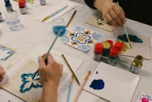 Porto: Laboratorio di pittura su piastrelle con vino Porto - Bainharia