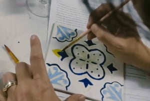 Porto: Laboratorio di pittura su piastrelle con vino Porto - Bainharia