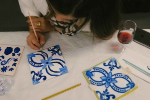 Porto: Laboratorio di pittura su piastrelle con vino Porto - Bainharia