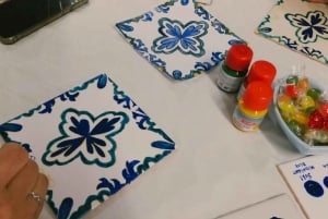 Porto: Laboratorio di pittura su piastrelle con vino Porto - Bainharia