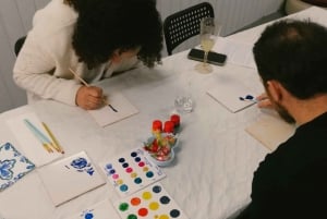 Porto: Laboratorio di pittura su piastrelle con vino Porto - Bainharia