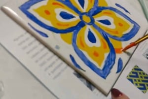 Porto: Laboratorio di pittura su piastrelle con vino Porto - Bainharia