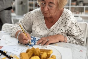 Porto: Laboratorio di pittura su piastrelle con vino Porto - Bainharia
