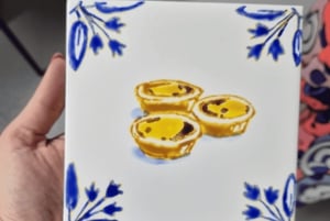 Porto: Laboratorio di pittura su piastrelle con vino Porto - Bainharia