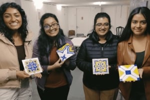 Porto: Laboratorio di pittura su piastrelle con vino Porto - Bainharia