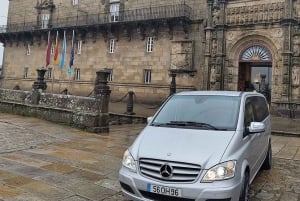 Porto: Resa till Santiago Compostela med upp till 3 stopp på vägen