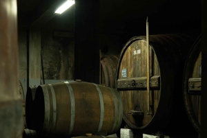 Régua: Vinprovning på en gård, traditionell lunch, kryssning och tåg