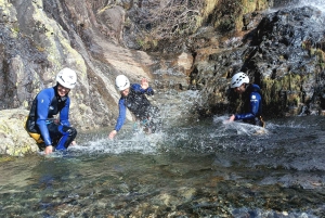 Ribeira das Quelhas: canyoning, Serra da Lousã near Coimbra