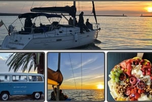 Romantische Tour auf einem luxuriösen Segelboot mit Vintage-Transfer 4H