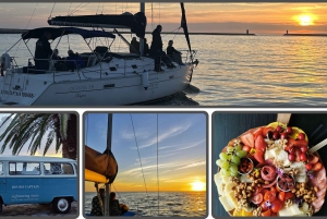 Romantic Tour on a Luxury Sailboat with Vintage Transfer 4H