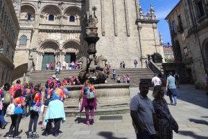 Santiago de Compostela & Valença - privat tur fra Porto
