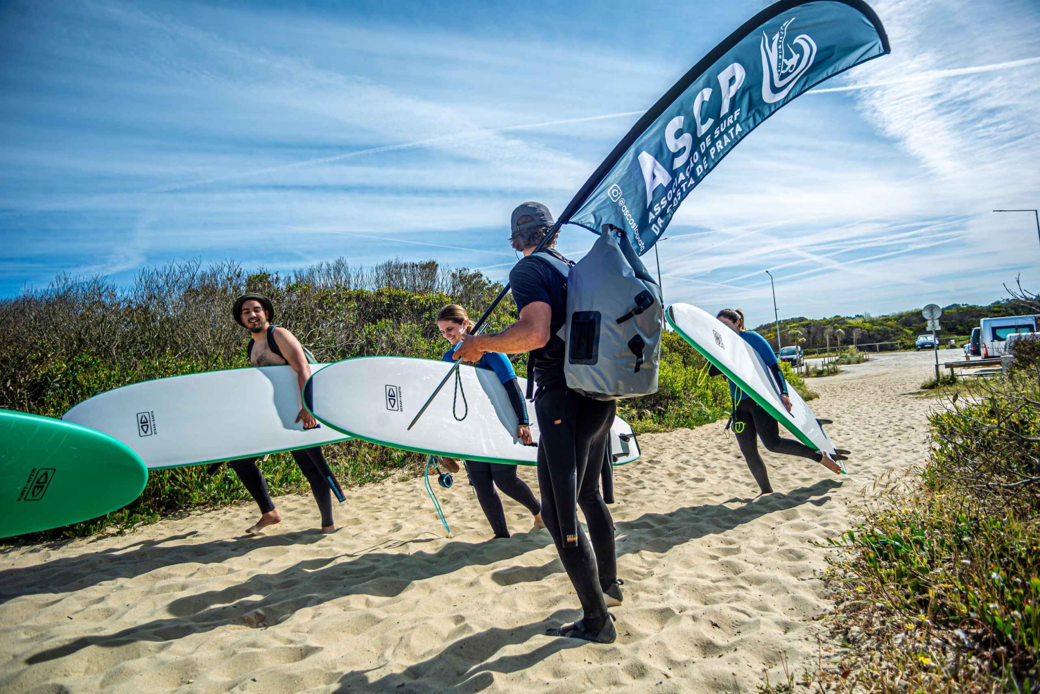 Surf-lektion i Praia de Mira