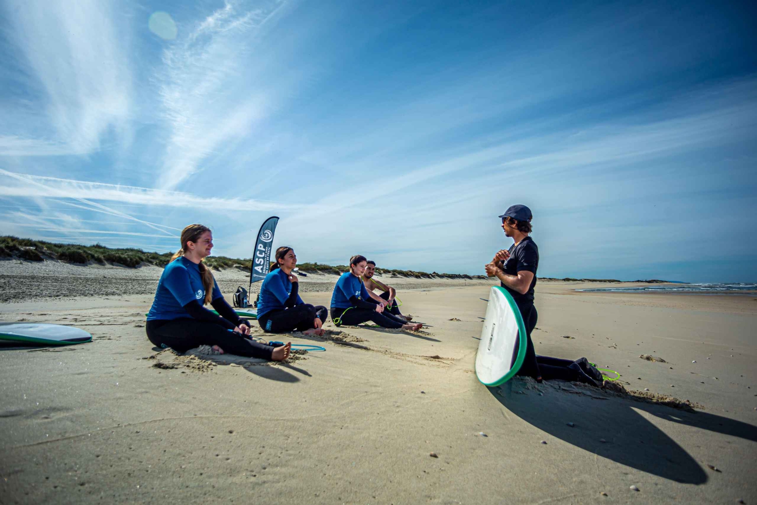 Surf-lektion i Praia de Mira