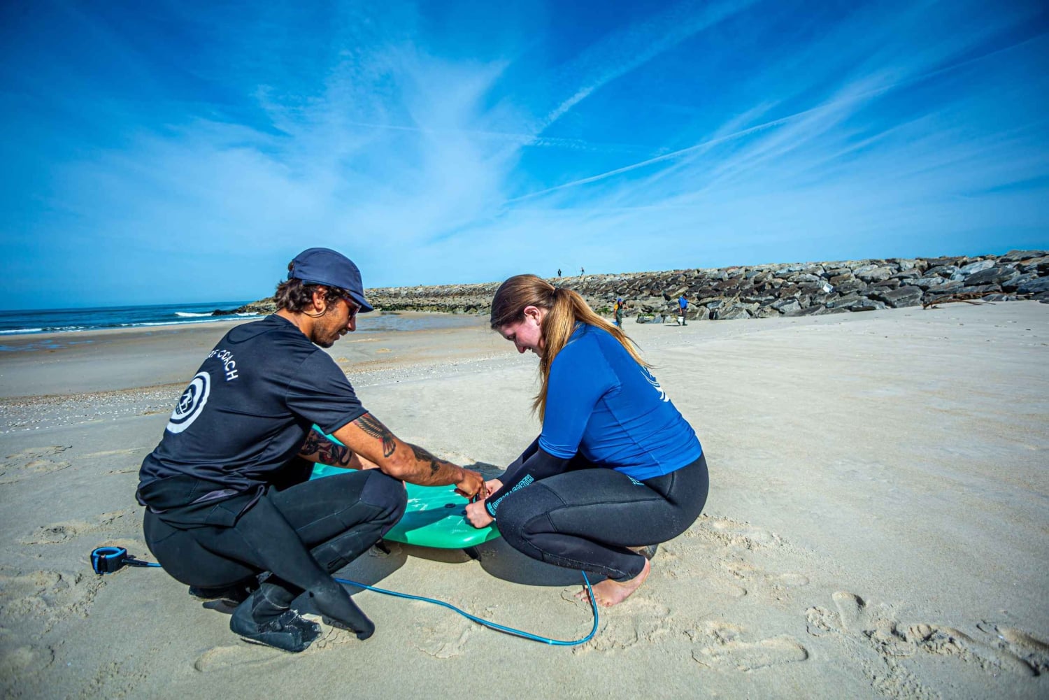 Surf-lektion i Praia de Mira