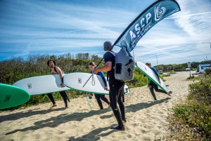 Surf-lektion i Praia de Mira