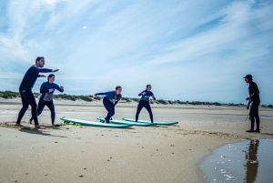 Surf-lektion i Praia de Mira