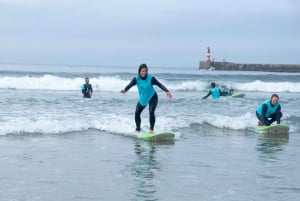 Oporto: Clase de surf con transporte en Ocean Origin