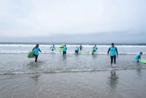 Oporto: Clase de surf con transporte en Ocean Origin