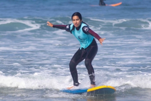 Oporto: Clase de surf con transporte en Ocean Origin