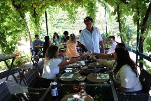 Zachód słońca w Dolinie Douro: wizyta w winnicy i 1-godzinny rejs wycieczkowy