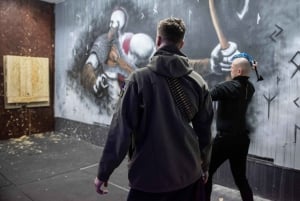 Axe Throwing in Fun Arena in the centre of Prague