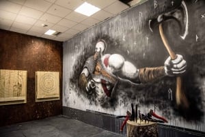 Axe Throwing in Fun Arena in the centre of Prague