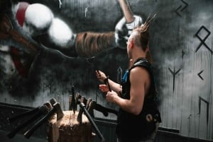 Axe Throwing in Fun Arena in the centre of Prague