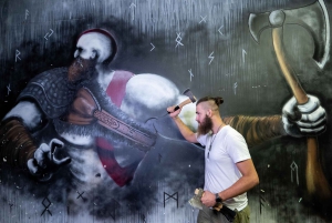 Axe Throwing in Fun Arena in the centre of Prague