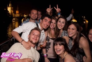 Prague: Boat Party with Unlimited Drinks & After Party Entry