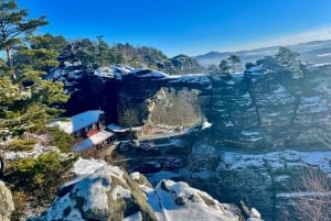 Bohemia & Saxon Switzerland Winter Day Tour from Prague