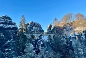 Bohemia & Saxon Switzerland Winter Day Tour from Prague